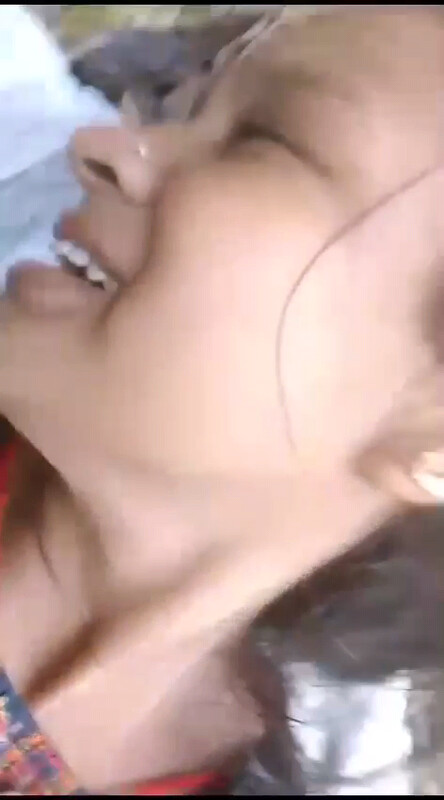 Cute girl shaved PUSSY Fucked in jungle,moaning